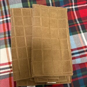 Tan Textured Dish Towels